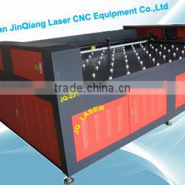 carpet/clothes laser cutting machine with four head and feeding table