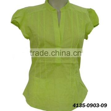 Neck Design of Blouse ladies top casual wear blouse