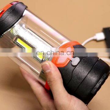 Hot selling outdoor emergency portable COB lantern for camping