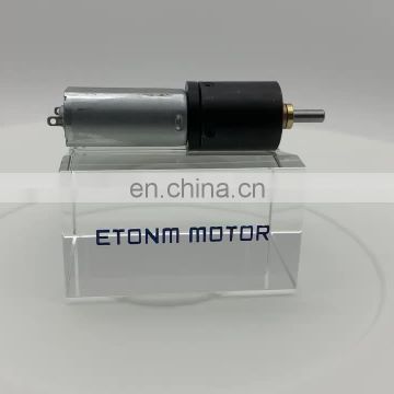 high speed electric motor 12v with 16mm diameter planetary gearbox