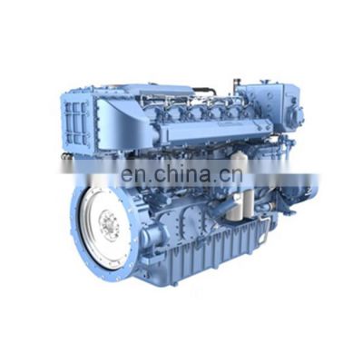 High quality 551kw 31.8L water cooled 12 cylinders 1500rpm Weichai diesel engine 12M26C750-15