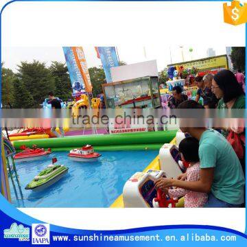 outdoor playground motor rc boat for kids