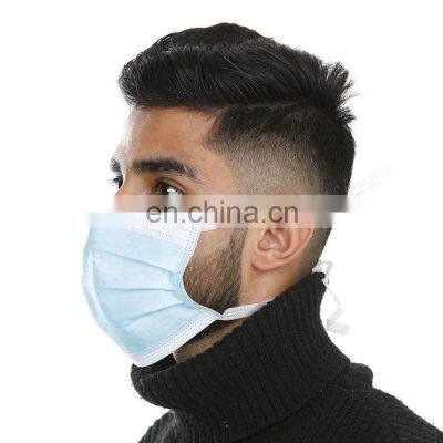 disposable over the head face mask black