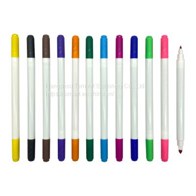 wholesale stationary erase colored watercolor art markers washable dual tips water color pens set for kids