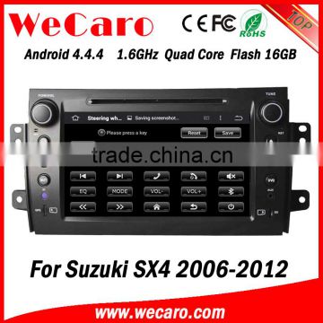 Wecaro WC-SS8081 Android 4.4.4 car multimedia system in dash touch screen car radio gps for suzuki sx4 radio gps 1080p