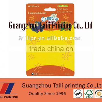 High quality blister card printing / 4c print blister card packing