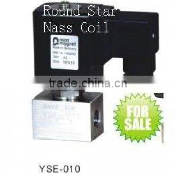 YSE-010 stainless steel nass coil IP65 AC230V High pressure solenoid valve