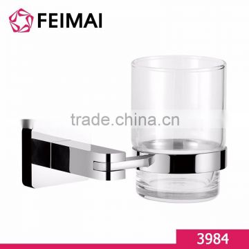 Bathroom Design Stainless Steel Tumbler Glass Cup Holder