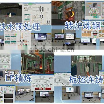 Virtual Simulation Software,Steel making,iron making VIRTUAL Industrial Production LINE