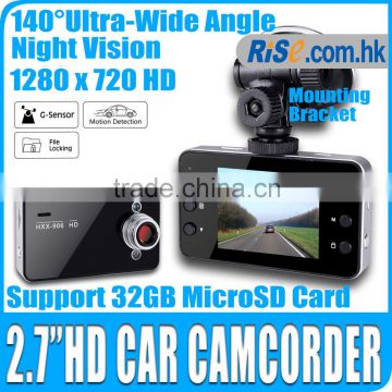 DVR Camera HD Camcorder IR LED Video Night G-sensor 720p 2.7" Car Recorder