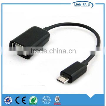 NEW!!type c connector usb3.1 cable male to micro usb female otg cable from Shenzhen Lifanfali