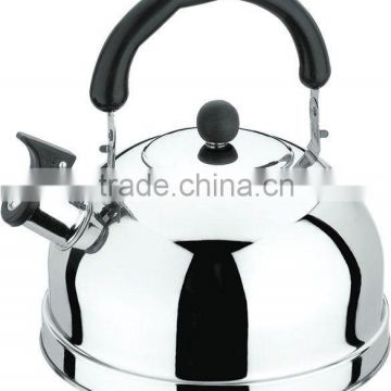 European style stainless steel whilstling kettle