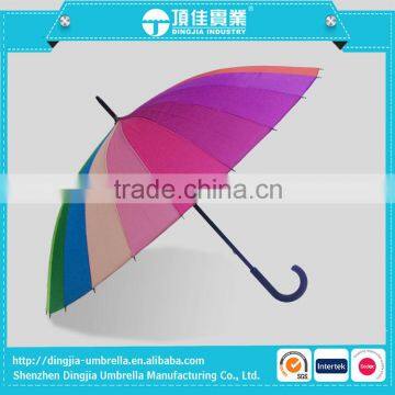 wholesale Streamline Rainbow Color Wheel Umbrella