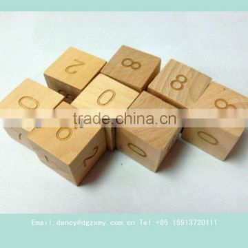 Wooden Game Dice