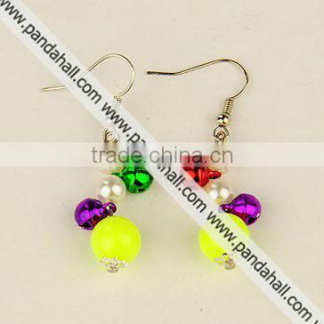 Fashion Acrylic Earrings for Christmas(EJEW-JE00727-06)