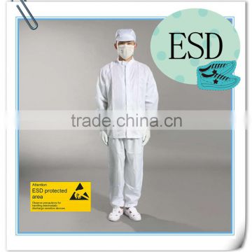 Best price best quality ESD smock gown stand collar/turn-down collar