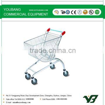 Round basket trolley