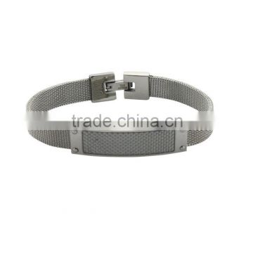 stainless steel 8mm mush band watch with carbon fiber on sales