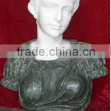SKY-CH13 polished marble lady bust statues