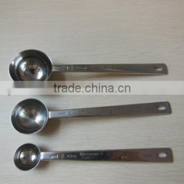 Stainless steel spoon sets: 4.9ml 14.8ml and 29.6ml