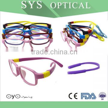 TR 90 multicolored baby clip on optical frame