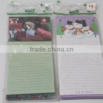 Magnetic notepad,notepad with header,cheap notepad