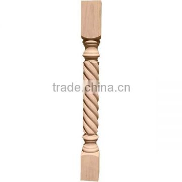 Customized indoor wood column for furniture in high quality