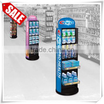 Supermarket customized toothpaste cardboard floor display