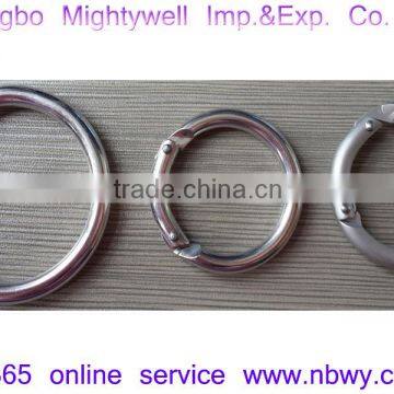 High Quality Round Silver Carabiner