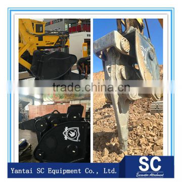 Wear-resisting vibro ripper vibrating hammer fit to 1-50t excavator