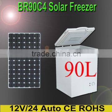 High Quality DC Compressor 12V/24V BR90C4 Solar Power Fridge, Solar Freezer