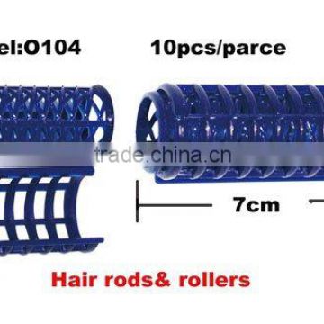 Professional salon hair wave perm rollers and hair rods