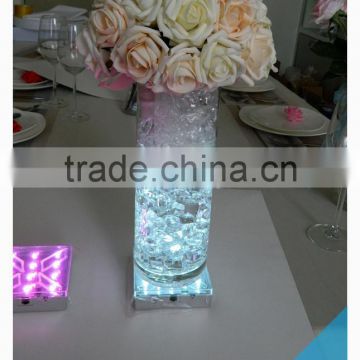 4 inch battery operated table centerpiece vase light base led centerpiece light base for wedding party decoration