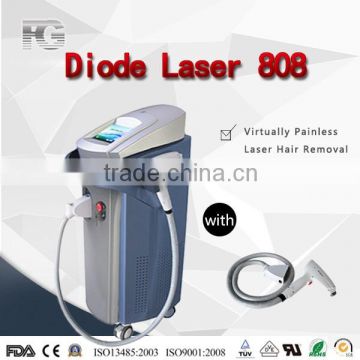 Newest design hot laser 808 professional hair removal strong energy 808nm laser diode remove hair skin tender