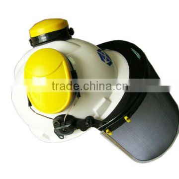 safety helmet with earmuffs