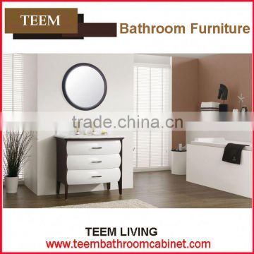 Teem home bathroom furniture Contemporary style wood bathroom vanity quality bathroom cabinet suits