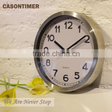 10 Inch Metal Wall Clock/Radio Controlled Clock