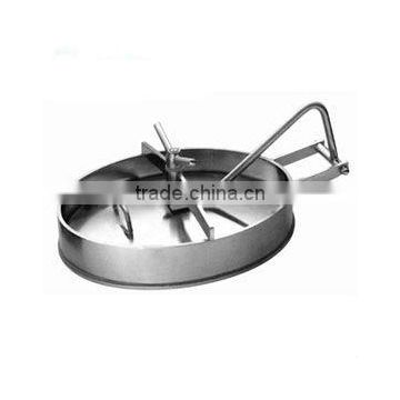 Oval stainless steel tank manhole cover