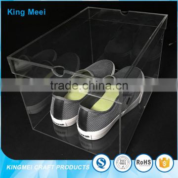hot selling custom transparent acrylic shoe display box