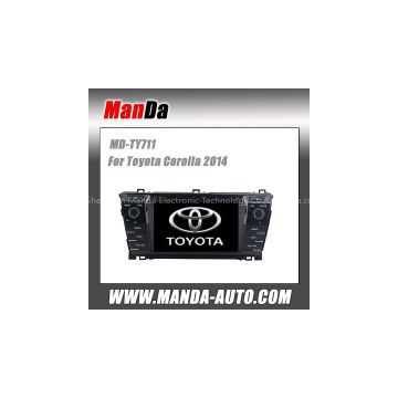 hot sell car radio for Toyota Corolla 2013 2014 in-dash head unit original car dvd gps navigation system
