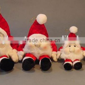 Custom Christmas toys plush Santa Claus toys stuffed Santa Claus toy