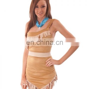 China supplier New Native American Indian Ladies Halloween Costume AGC092