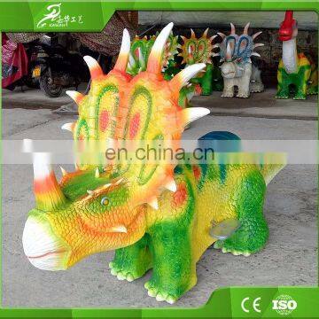 Interactive amusement dinosaur toy-car animal kiddie rides