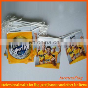 Custom promotional pennant bunting