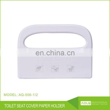Sanitary Sets Plastic Wall Mounted Toilet Paper Holders 1/2 Seat Cover Paper Dispenser