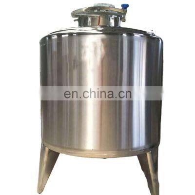 stainless steel steam heating tank /liquid mixing tank with agitator