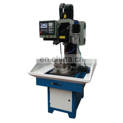 Column bench drill ZK-45A(L)x2 2 axis CNC drilling machine industrial type drill press machine with rotary table