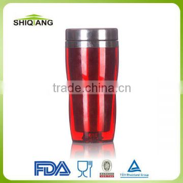 450ml double wall travel travel car tumbler with PP outer