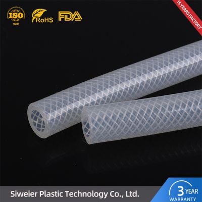 High Pressure Silicone Reticulated Vacuum Hose Braid Reinforced Silicone Tubing