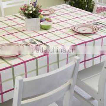 Pattern clear pvc table cloth